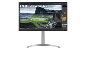 Ecran LG 27" 4K LED Reference: LG 27UQ850V-W , vue de face