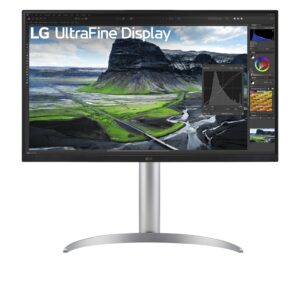 Ecran LG 27" 4K LED Reference: LG 27UQ850V-W , vue de face