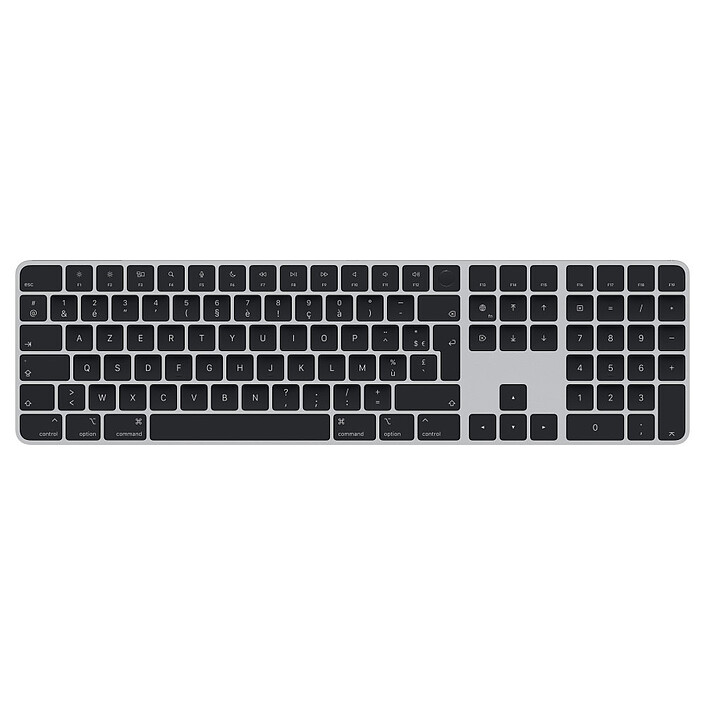 Apple Magic Keyboard avec Touch ID et pavé numérique Noir-FR - Apple